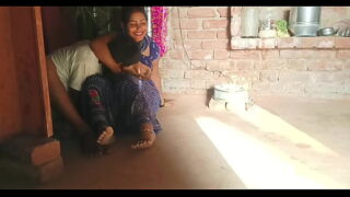 Indian Desi Village Bhabhi And Lover Boobs Suck With Missionary Fucked Pussy