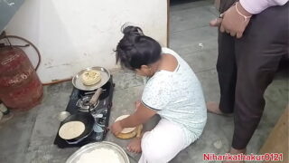 Indian village milf bhabhi fucking by dewar in kitchen