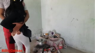 Village Couple in kitchen with clear Hindi audio and dirty talks